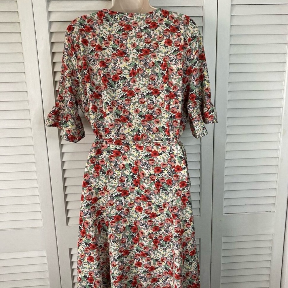 Lulu’s | Floral Maxi Wrap Dress | M - Picture 6 of 9